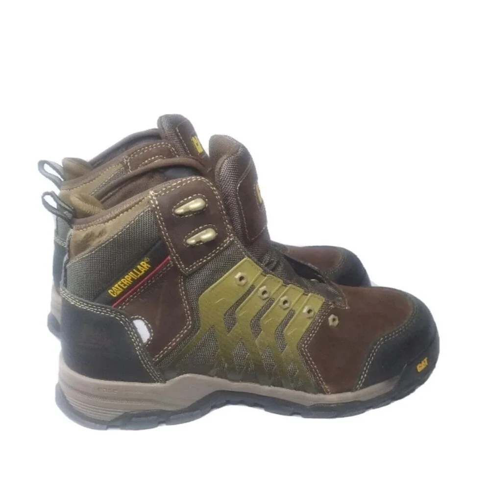 Caterpillar CAT P90923 - Induction Nano Toe Men's Industrial Boot Size 14 Brown